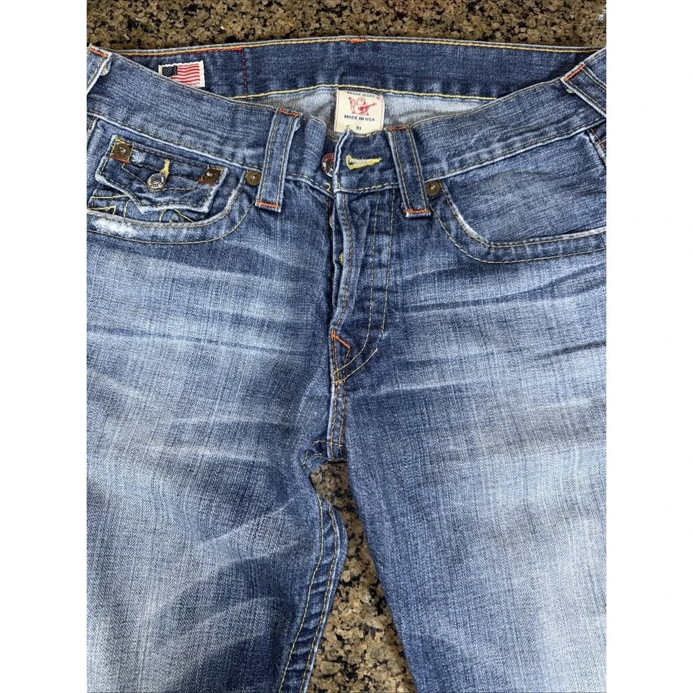 True Religion Jeans Size 31 Zach Seat 34 Ct3